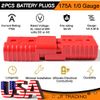 2X 175A Battery Quick Connect Disconnect Cable Plug Winch Jumper Connector Kit