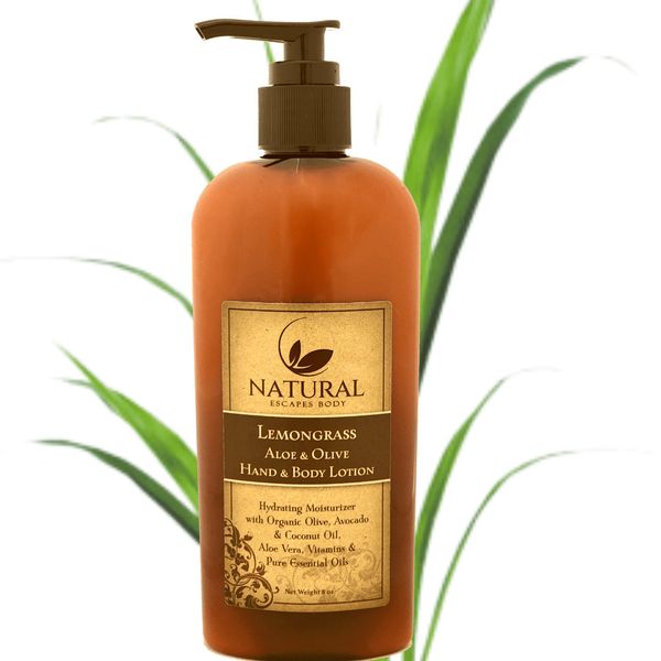 Natural Lemongrass Hand & Body Lotion 