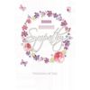 6 x Sympathy Condolence Cards Assorted Multipack 7.75x5.25"