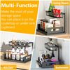 2 Tier Under Sink Pull-out Drawer Storage Shelf Organizer kitchen bathroom Cabin