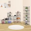 Wire Cube Storage 5-Cube Storage Organizer Bins Wire Shelving Modular Bookshelf