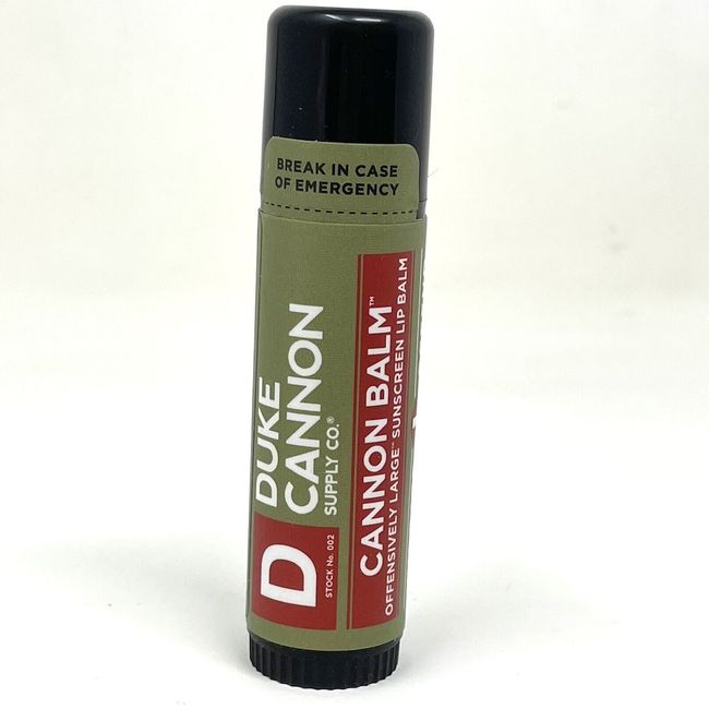 Duke CANNON BALM Offensively Large Sunscreen Lip Balm SPF 15 tactical 06/2025