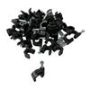 Black Round Cable Clips K-Type Trade Box, 8mm- 500 Pieces