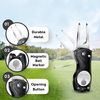 Golf Bag Accessories (3 in 1) - Golf Club Cleaning Brush, Divot Tool and Golf Towel to Keep Your Golf Clubs in Perfect Condition Golfers!