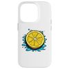 iPhone 14 Pro Vibrant Lemon Splash Refreshing Citrus Look Case