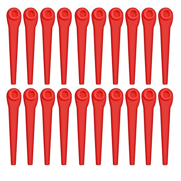 20Pcs Replacement Plastic Grass Trimmer Blades Cutter for Flymo SimpliTrim Strimmer