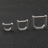 Hamans Titanium D Ring Car Key Fob Tool Shackle Keychain Horseshoe Keyring U Shape