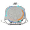 360° Rotating One Pair Aluminum Turntable Wheel Alignment Turn Plate Table 5 Ton