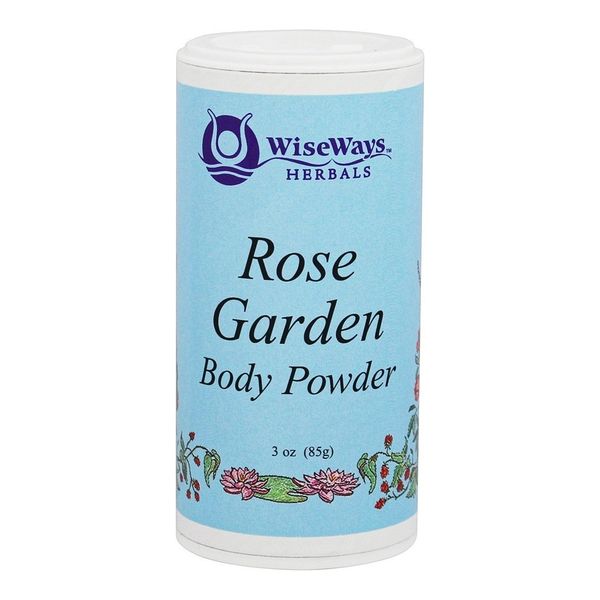 WiseWays Herbals Rose Garden Body Powder 3 oz.