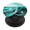 L Teal Beach Ocean Waves Sunset Lake Monogram Initial Letter PopSockets Swappable PopGrip