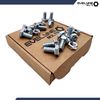 M8 Nuts & Bolt 10 Pack (M8 x 16mm Bolts & M8 Nuts) Hex Bolt/Setscrew Fully Threaded