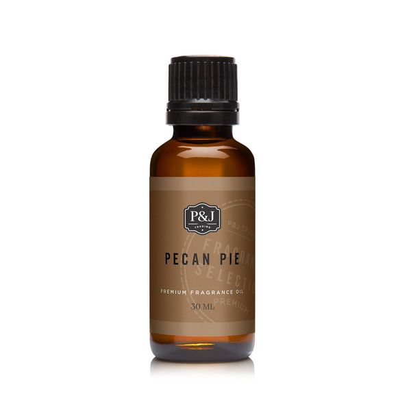 P&J Trading - Pecan Pie Scented Oil 30ml - Fragrance Oil for Candle Making, Soap Making, Diffuser Oil