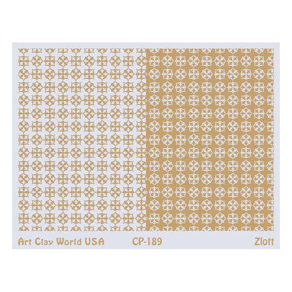 Low Relief Texture Plate Zlott Design - 1 Pc.