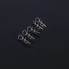 Pwshymi 100PCS/Bag Angelköder Spring Twist Lock Angelhaken Zentrierstift für Weichköder