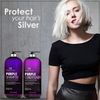 BOTANIC HEARTH Purple Shampoo and Conditioner Set - for All Shades of Blonde, Silver and Gray Hair - Enhances Highlights - Sulfate Free, Paraben Free, 16 fl oz each