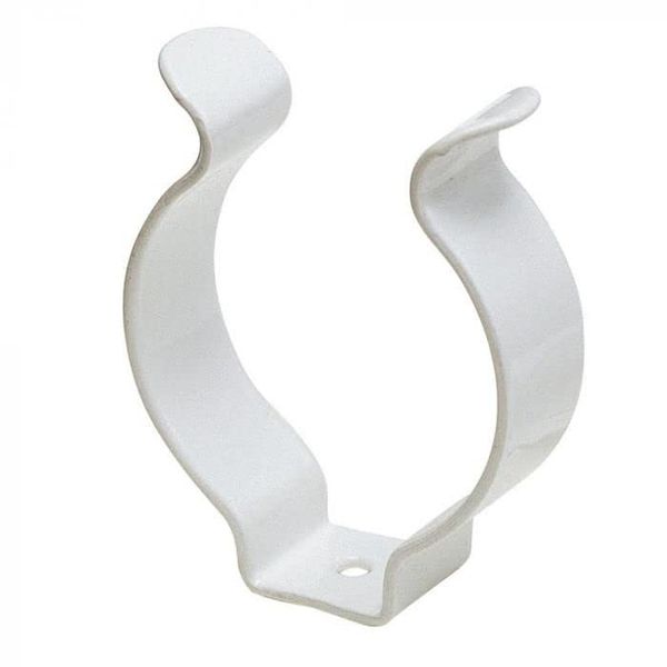 40 X Assorted Open White Spring Steel Tool Clips (6mm to 50mm)