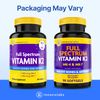 InnovixLabs Full Spectrum Vitamin K2-90 Softgels with 600 mcg of Trans Form MK7 and MK4 - Supports General Health and Bone Strength - Soy and Gluten Free K2 Vitamin Supplement