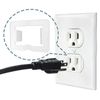 26PCS Tiny Plugs for Loose Outlets, Loose Outlet Plug Fix, Plastic Secure Plug Locks, Fire-Safe Adhesive Insert, Travel-Sized Electrical Safety Solution