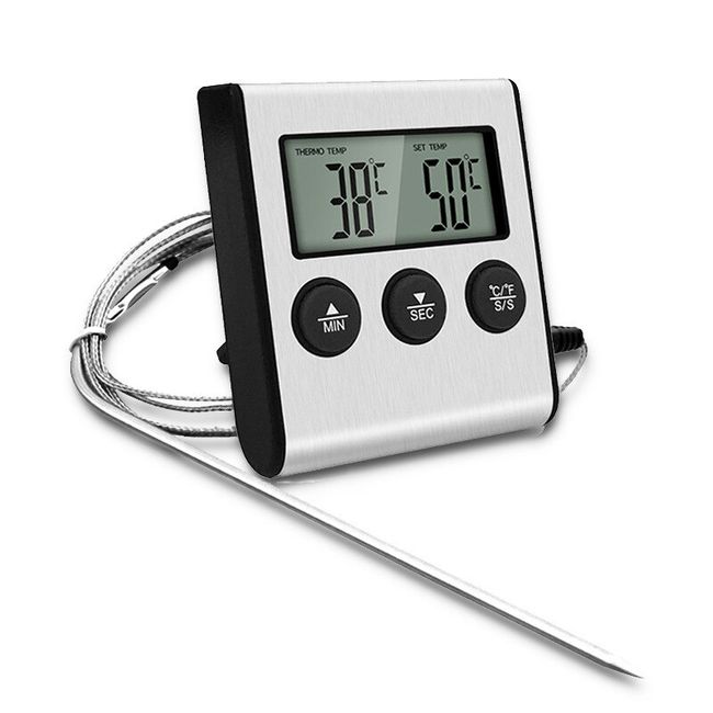 Meat Thermometer for Oven Kitchen Digital Cooking Food Probe