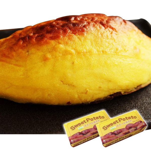 Hokkaido Warakudo Sweet Potato, Extra Large, 10.6 oz (300 g), Sweets, Set of 2, Gift from Hokokuni