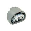Godaca 1x 9-Way 9 pin Connector for Shift Lever Sensor 90980-11784, Push Button Actuator, Automatic Operation, Silver