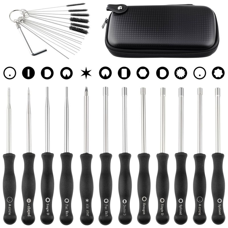 Ferilter 12 PCS Carburetor Adjustment Tool 2-Cycle Small Engine ...