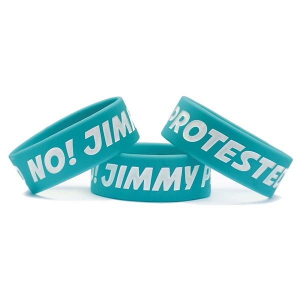 SayitBands No Jimmy Protested Silicone Wristband Bracelet