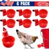 8PCS Chicken Automatic Watering Cups Drinker Waterer for Duck Quail Hen Poultry