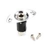 Hapihom Guitar Stereo Plugs, Electric Guitar Endpin Jack Socket Connector Guitar Socket Plug Endpin Plug Guitar Replacement