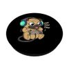 PopSockets Cute Gaming Pug Dog Video Game Computer Player Videogame PC PopSockets Swappable PopGrip