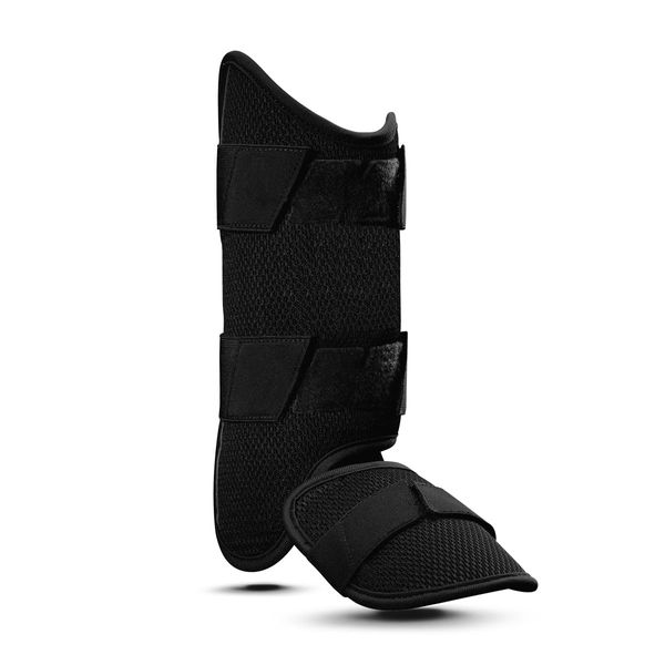 EVOSHIELD WTV12JPBLRHH Baseball Protective Gear Leg Guard for Right Hitters Black Right Hitter