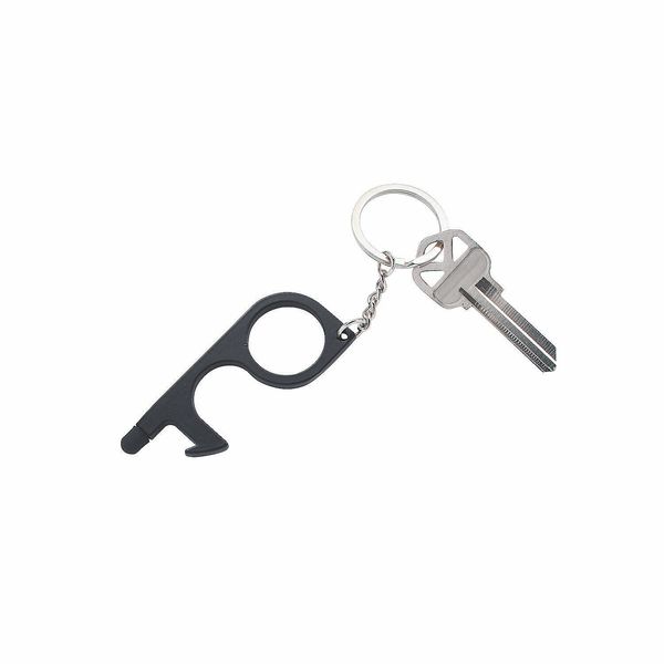 NO TOUCH TOOL KEYCHAIN-BLACK, Apparel Accessories, 6 Pieces