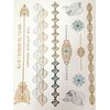 10 Sheets Modern Boho Metallic Tattoos Flash Gold/Silver Ultimate Collection