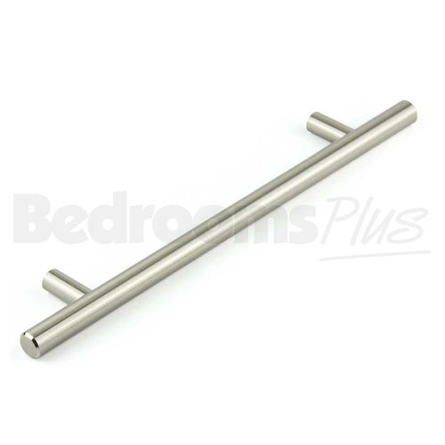 T Bar Kitchen Cabinet Door Handle, Cupboard Drawer Bedroom Furniture Handles, Brushed Nickel 96mm