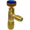 Refrigerant Service Charging Shut off Adapter Flow Control Valve HVAC 1/4