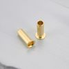 ECSiNG 100pcs Brass Compression Insert Suitable for 1/8inch Tube Outer Diameter for Water Oil Air Pipe
