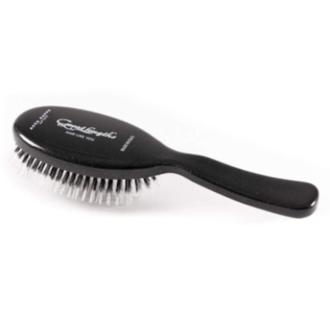 Great Lengths – Black Brush Oval Brush for Gentle Hair Care