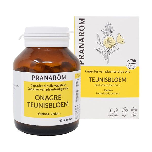 Pranalom Evening Primrose Capsules 60 Capsules 60 Count