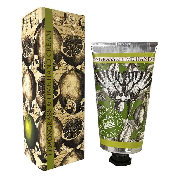 Royal Botanical Gardens, Kew Lemongrass & Lime Hand Cream, 75mls