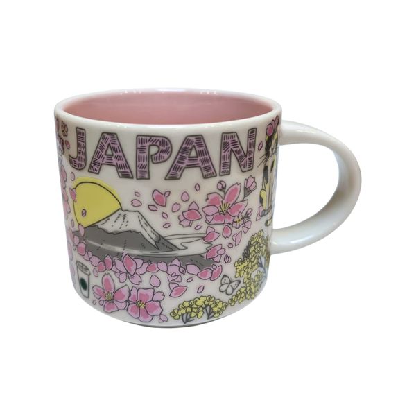 STARBUCKS Starbucks Been There Series Coffee Mug Japan Spring 14.5 fl oz (414 ml), Cherry Blossom, Sakura, Sakura, Cup, Pink, Spring, Cute, Stylish, Return, Christmas, Birthday, Present, Gift