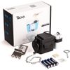 Techo Touchless Toilet Flush Kit with 8” Sensor Range, Adjustable Sensor Range and Flush Time, Automatic Motion Sensor Powered by Batteries