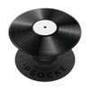 Record White Vinyl Audio Music Retro PopSockets with Interchangeable PopGrip
