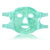 CatMoz Gel Face Mask, Cool and Cooling, Skin Soothes, Reduces Swelling, Hot and Cold Beauty Pack, Reusable, Green