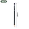 M&G Hexagonal 2B Graphite Pencils, 24 Pack, Grey