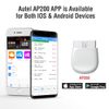 Autel AP200 Bluetooth OBD2 Scanner Code Reader Full System Diagnostics 25 Service Functions Vehicle Scanning Tool for iPhone & Android Devices Mini Size Version MK808 Diagnostic