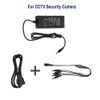 InstallerCCTV 12V 5A Power Adapter & 4-Way Splitter Cable for Security System