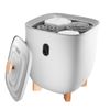Uimoso 25L Towel Warmer Bucket with LED Display Timer & Temperature Setting Gray