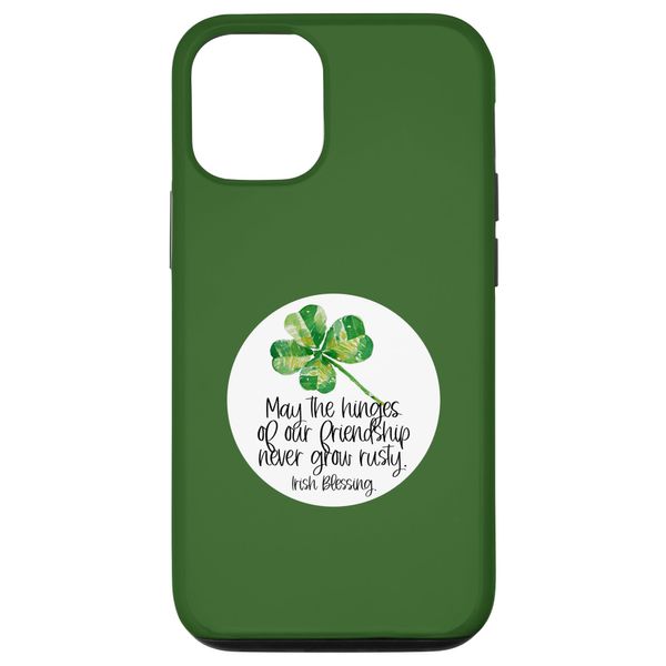 iPhone 15 Irish Blessing Friendship Rusty Hinge Charming Quote Ireland Smartphone Case