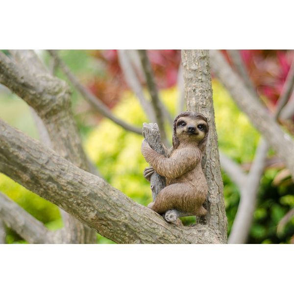 Pet Sloth Resin Garden Statue Garden Backyard Lawn Decor Animal Home Ornament