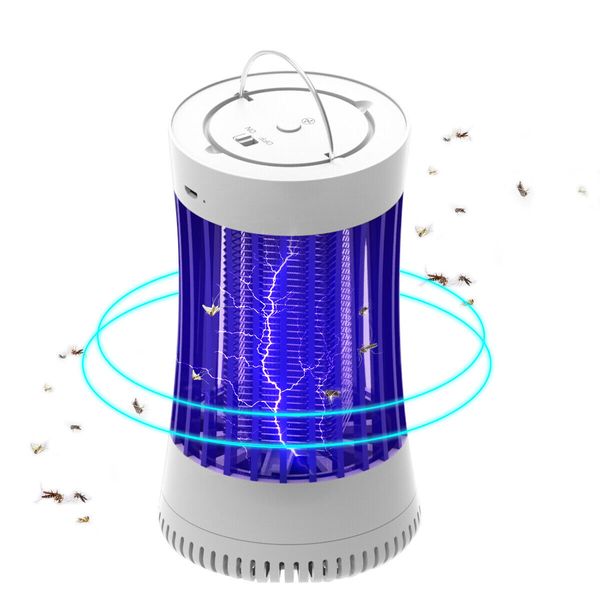 Rechargeable Fly Bug Zapper Mosquito Insect Killer Lamp Light Trap Pest Control